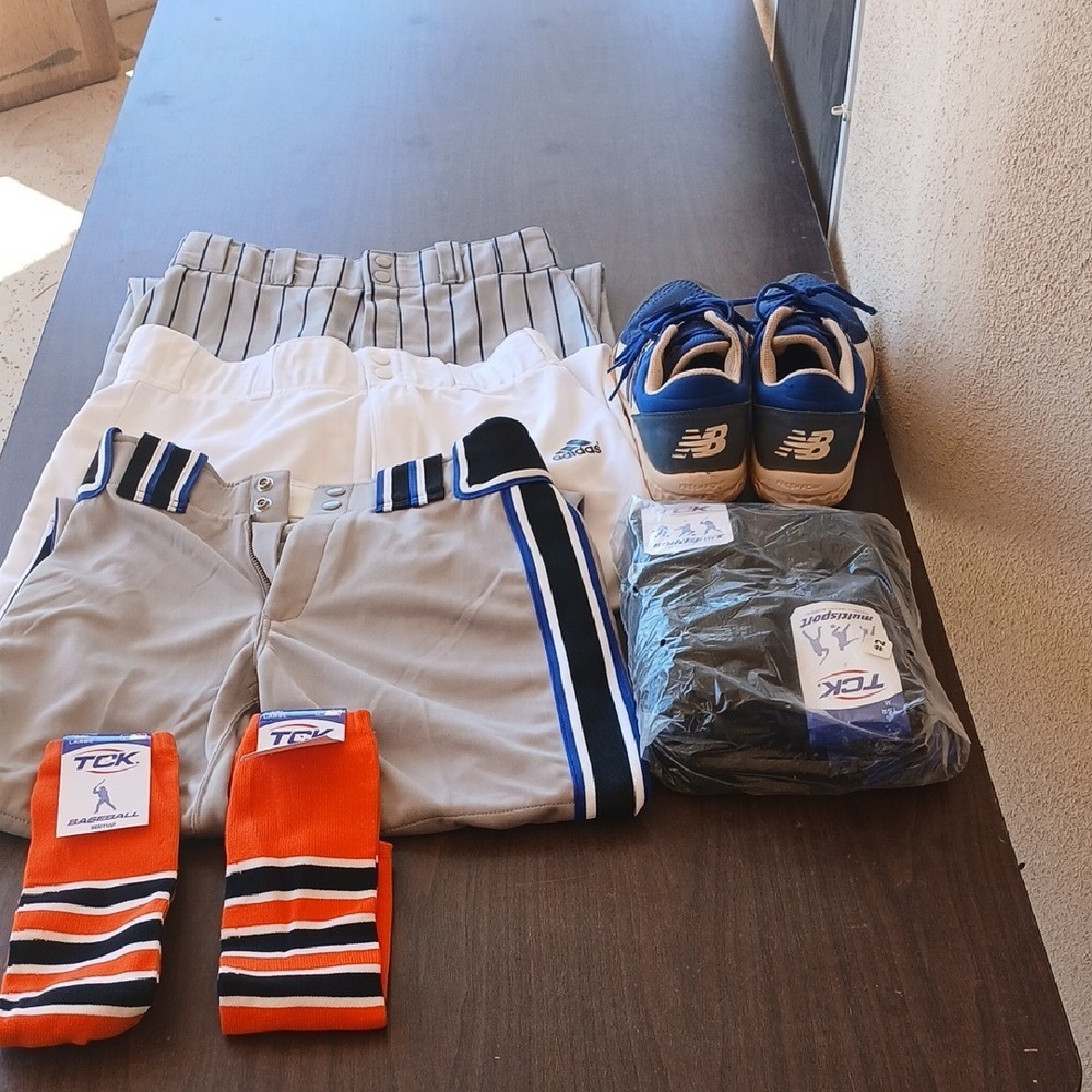 Make Offer!  TC Athletic Orange and Black Socks